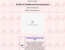 Tablet Screenshot of parsizoroastrianism.com